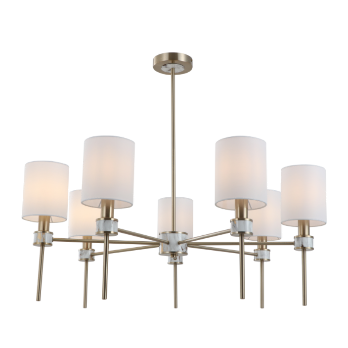Er Titanium Brass fremkommer som den dominerende metalfinish for foråret 2025 belysningssamlinger?