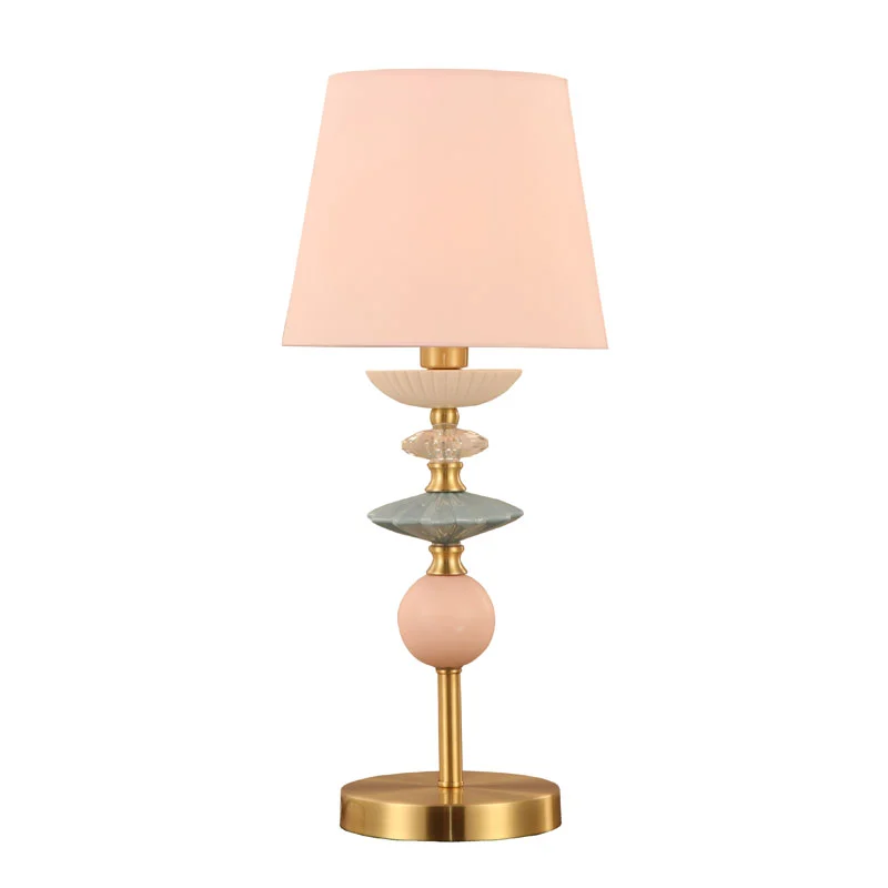 Drum Shade Keramisk Bordlampe