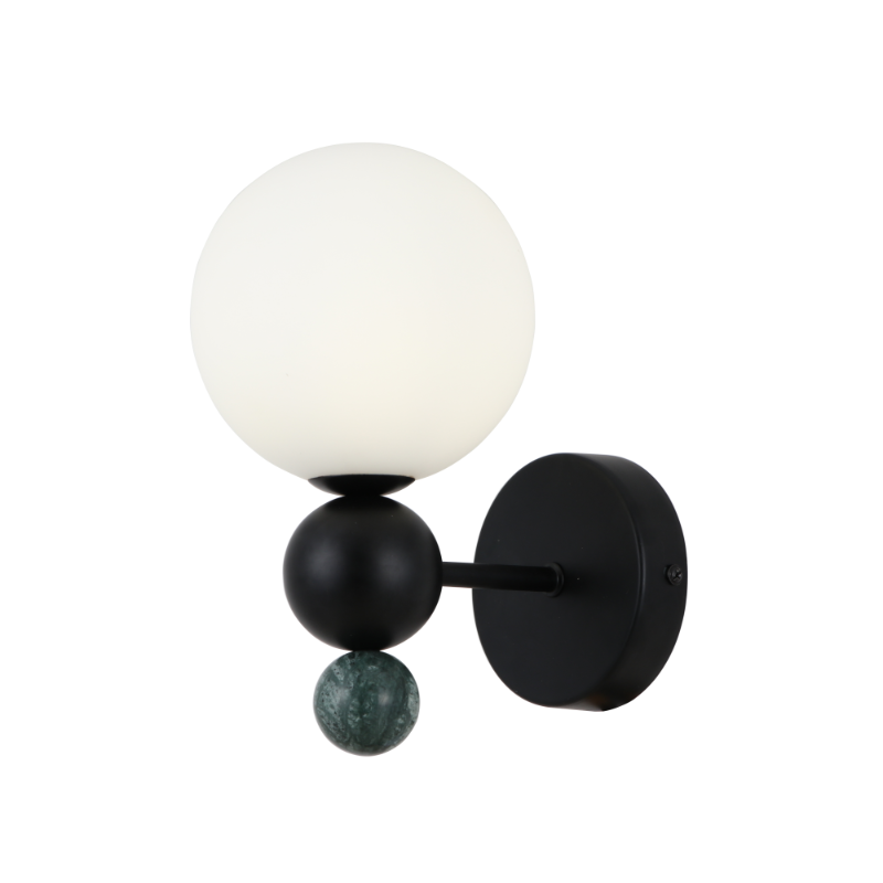 Marmor Globe Væglampe