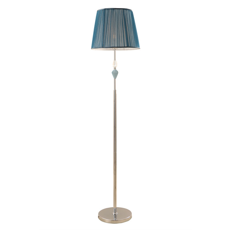 Plisseret stof stående gulvlampe