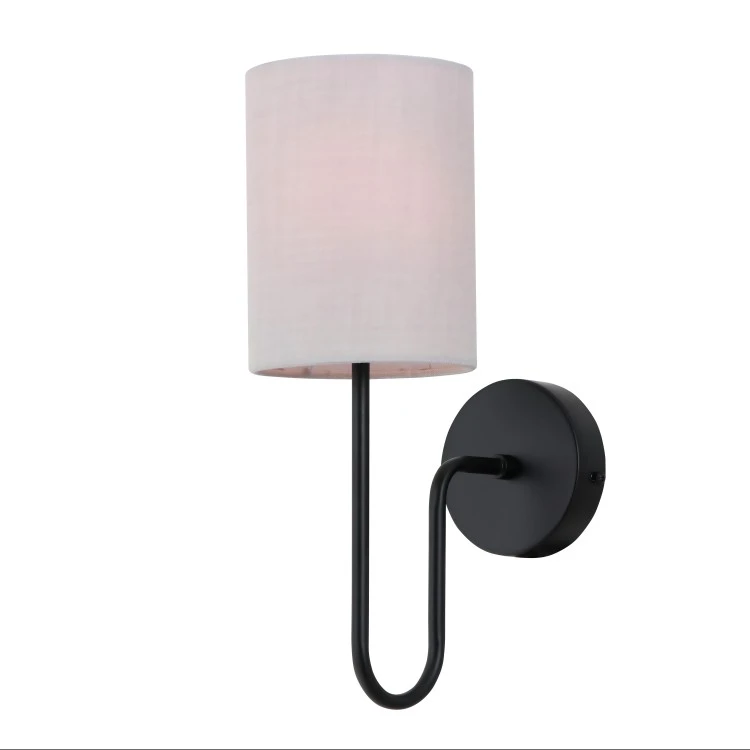 Slank Cylinder Shade Uplight Metal Wall Scone