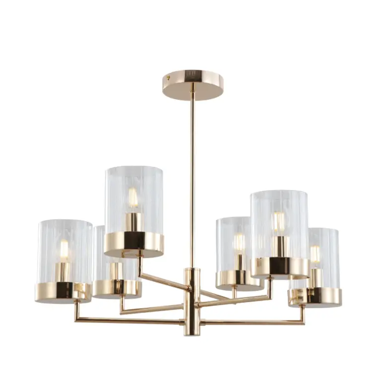 Stripe Glass Gold Moderne pendelys